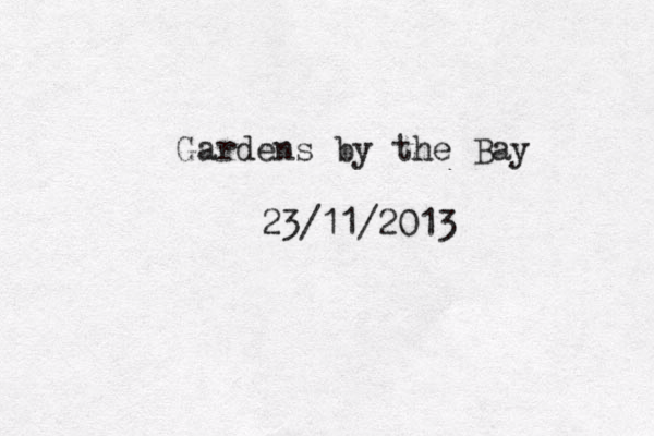 Gardens by the Bay 23/11/2013 