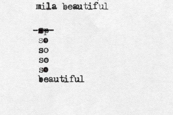 mila beautiful sp - ---- so so so so beautiful