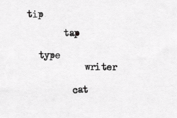 tip tap type writer cat ^^ 