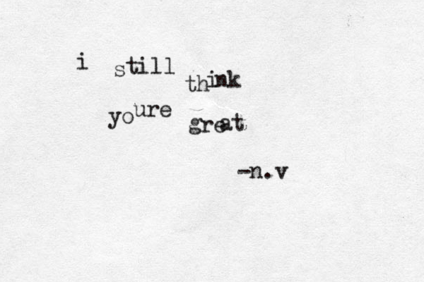 i s ti ll th i nk yo ure g re at -n.v 