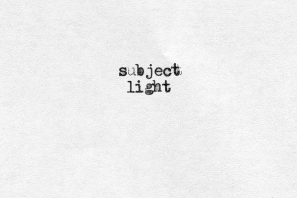 subject light
