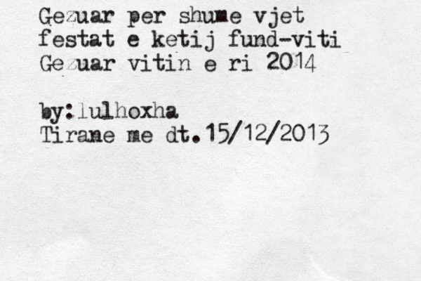 Gezuar per shume vjet festat e ketij fund-viti Gezuar vitin e ri 2014 by:lulhoxha Tirane me dt.15/12/2013 