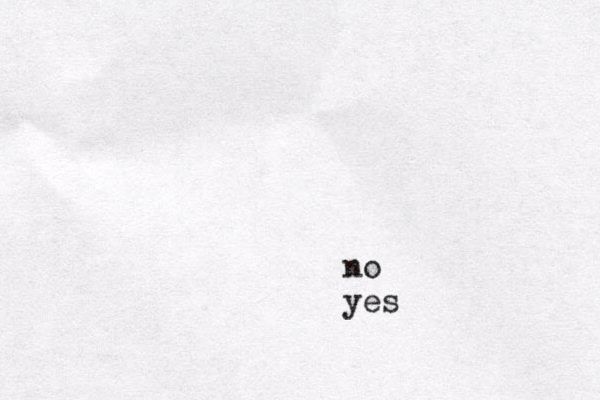 no yes