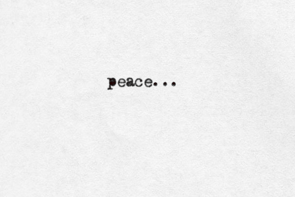 peace... 