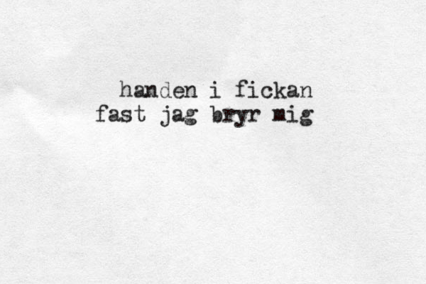 handen i fickan fast jag bryr mig