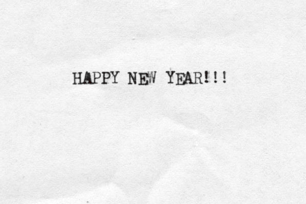 HAPPY NEW YEAR!!!