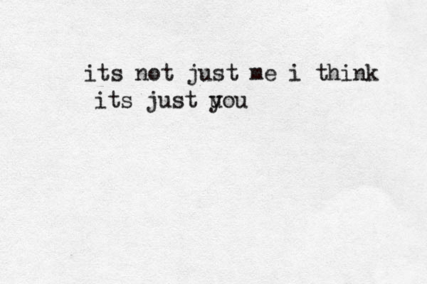 its not just me i think its just uou y 