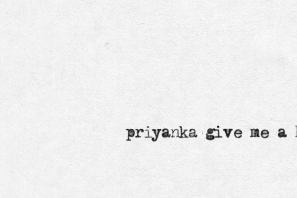 priyanka give me a hug 