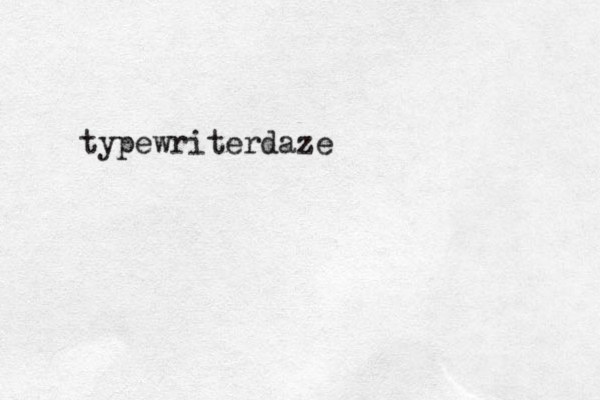 typewriterdaze 