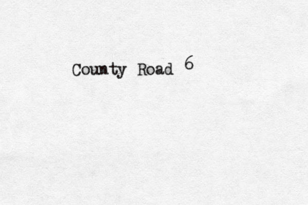 County Road 6
