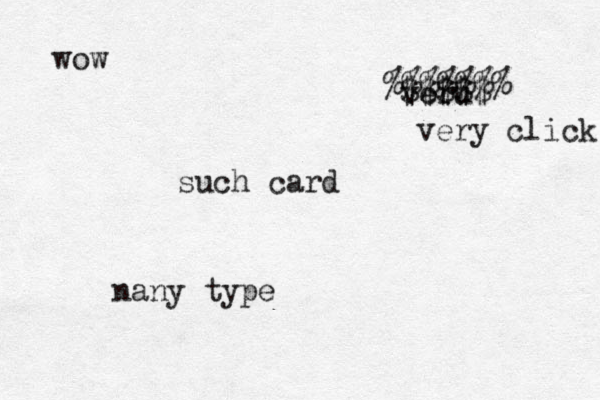 wow such card nany type veru $$$$$ €€€€ ¥¥¥¥¥ ~~<<~ %%%%%%% very click 