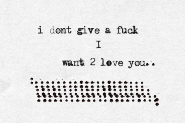 i dont give a fucl k I want 2 love you.. :::::::::::::::::::: ::::::::::::::::::::: :::::::::::::::::::::: : : 