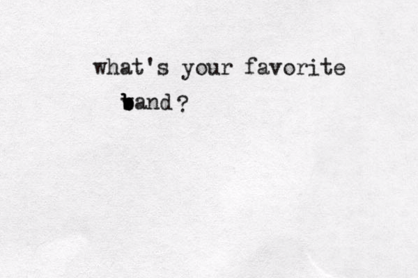 what's your favorite vand b b b ?