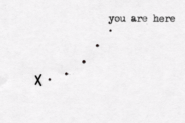 / / / \ \ \ . . . . . you are here 