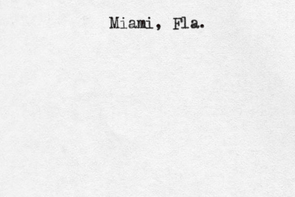 Miami, Fla.