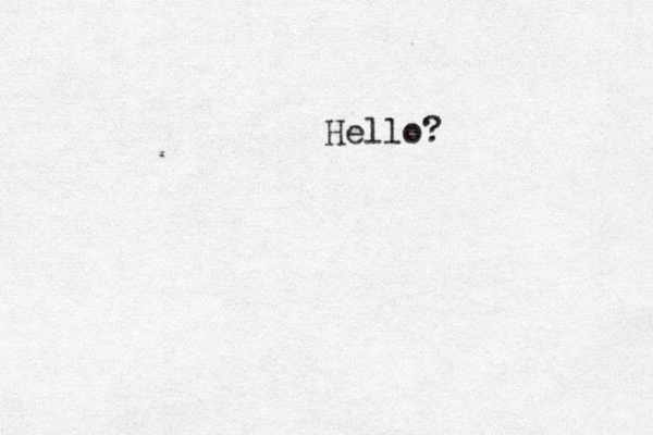 Hello? 