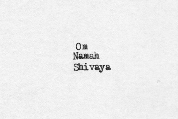 O m Namah Shivaya 
