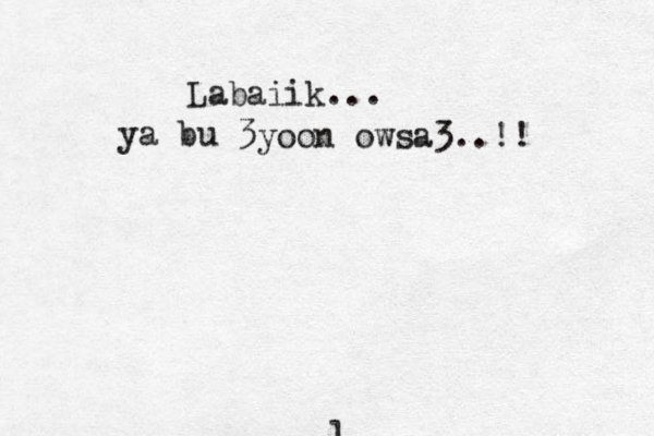 Labaiik... ya bu 3 yoon owsa3..!! l 
