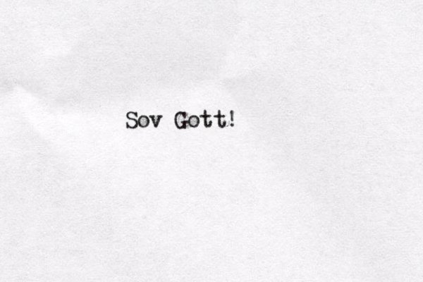 Sov Gott!