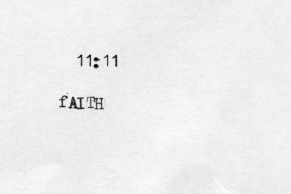 11:11 fAITH 
