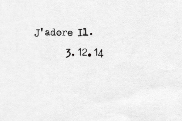 J'adore Il . 3.12.14