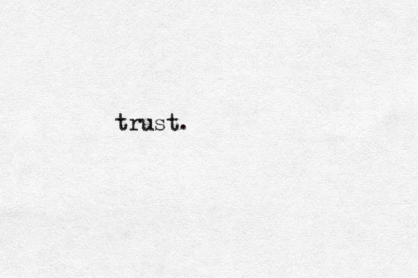 trust.