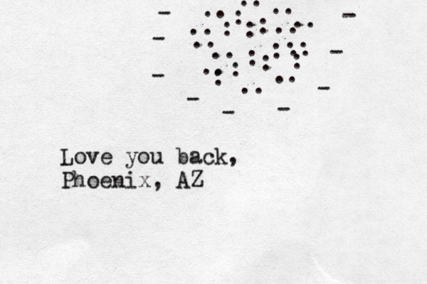 .. .. .. .. .. .. .. .. .. : : : : : : : .. .. .. .. : : : - - - - - - - - - - Love you back, Phoenix, AZ