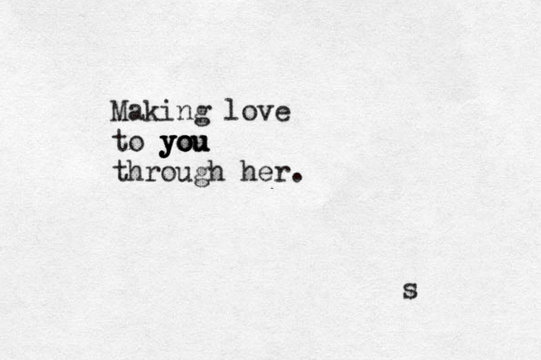 Making love to you you you you through her. s 