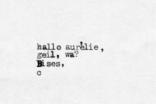 hallo auré elie , , geil, wa? D B B N B ises, c 