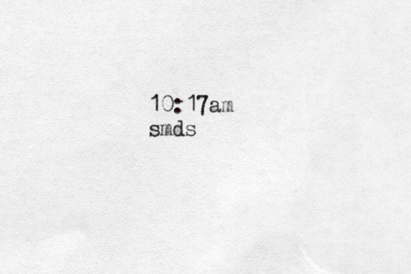10:17am smds 