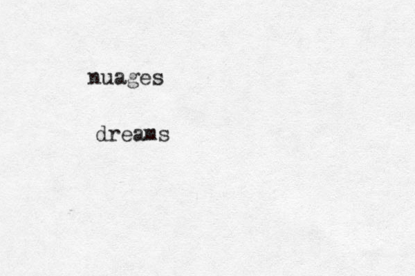 nuages dreams