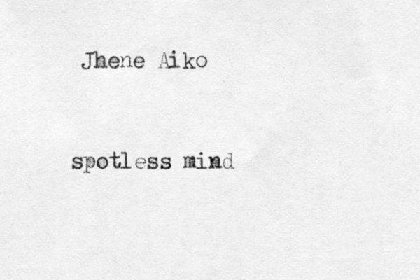 Jhene Aiko spotless mind