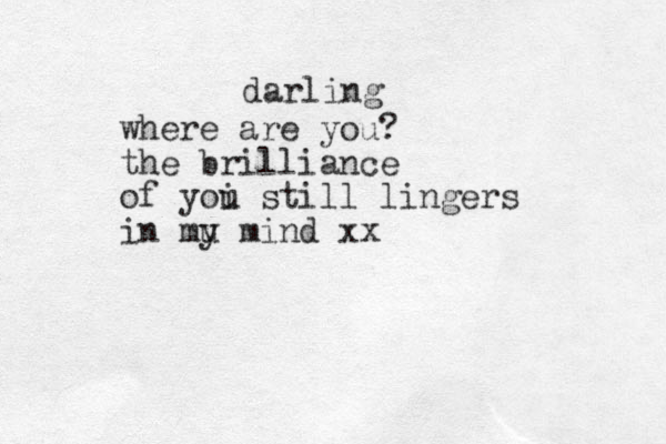darling where are you? the brilliance of yoi u still lingers in mu y mind xx 