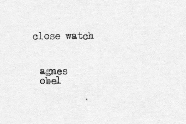 close watch agnes obel