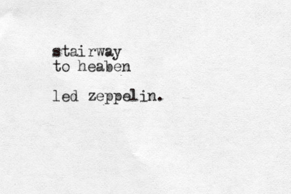 stairway to heaben led zeppelin.