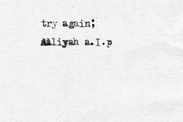 try again; a Al aliyah a.I.p