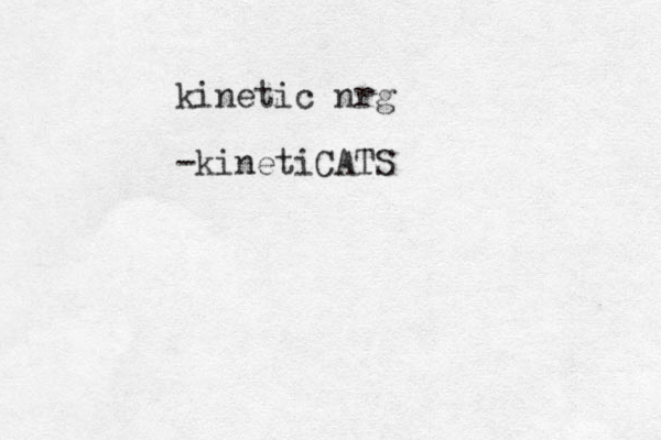 kinetic nrg -kinetiCATS