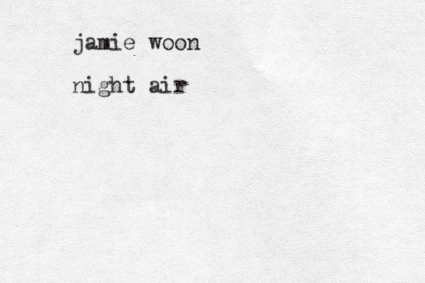 jamie woon night air
