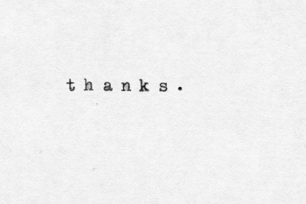 t h a n k s .
