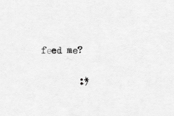 feed me? :) *