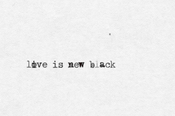 li ove is new black