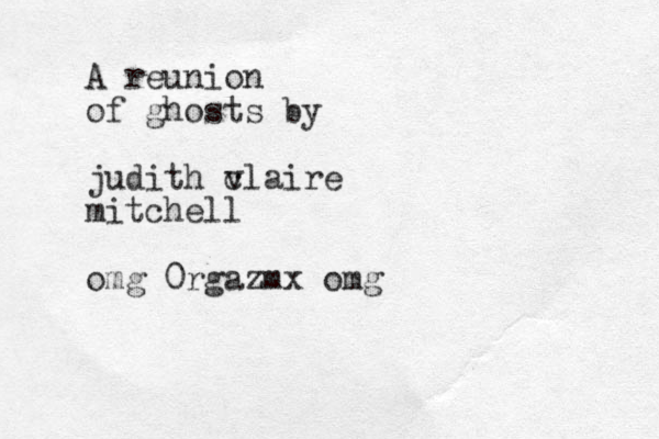 A reunion of ghost s by judith v claire mitchell omg 0rgazmx omg
