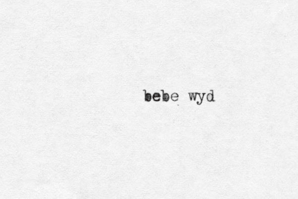 bebe wyd