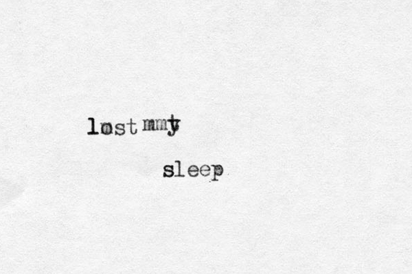 lost lost m mt y mmy sleep sleep 