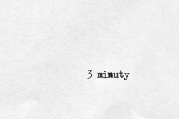 3 minuty 