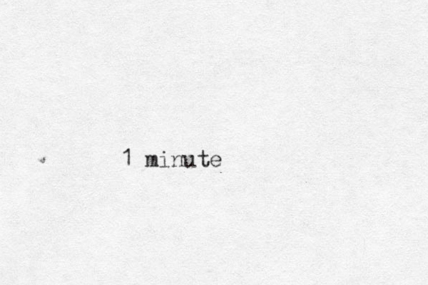 1 minute