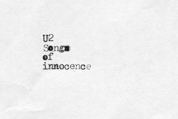 U2 Songs of innocence