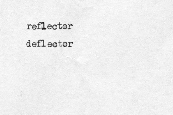 reflector deflector