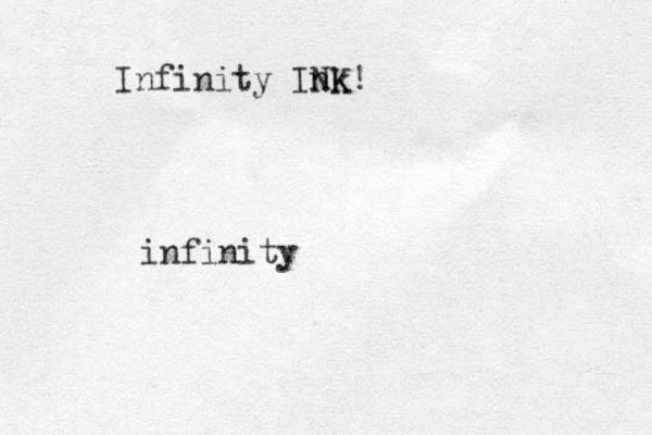 Infinity Ink NK! infinity