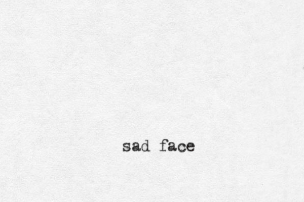 sad face 